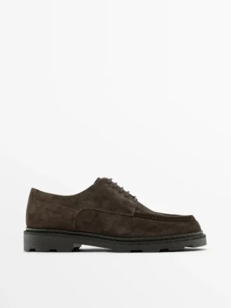 Moc Toe Split Suede-sko