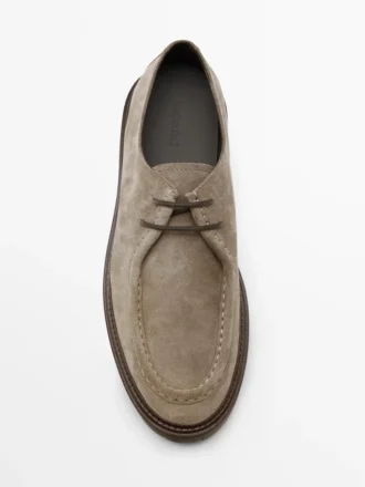 Moc Toe Split Suede-sko