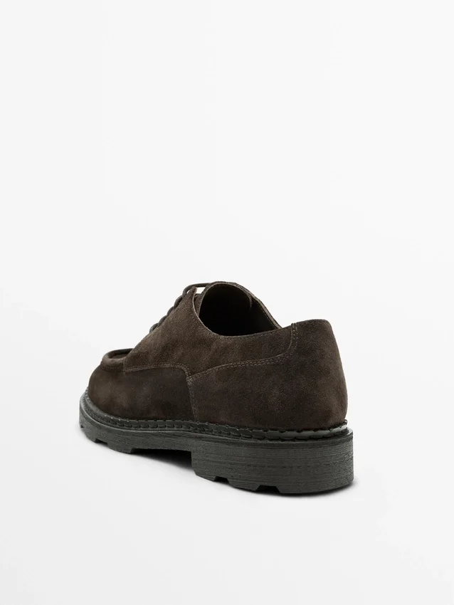 Moc Toe Split Suede-sko Moc Toe Split Suede-sko