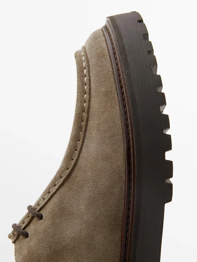 Moc Toe Split Suede-sko Moc Toe Split Suede-sko