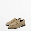 Myke loafers i spaltet skinn Myke loafers i spaltet skinn