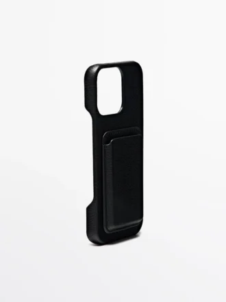 Nappa-lær iPhone Pro Max-etui
