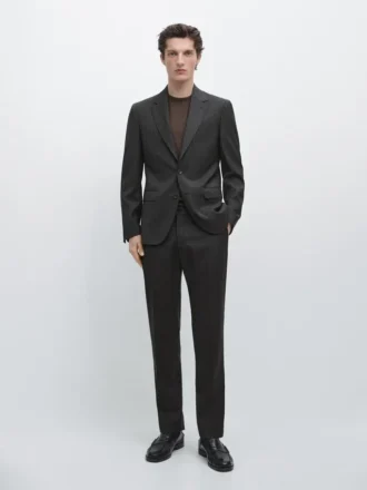 nlestripet blazer i cool wool 1 330x440 - N&aring;lestripet blazer i Cool Wool