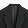 Nålestripet blazer i Cool Wool
