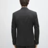 Nålestripet blazer i Cool Wool