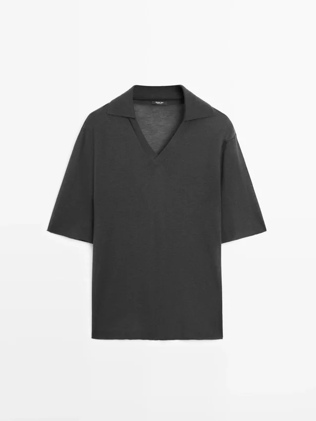 Oversize strikket genser i silke- og ullblanding Oversize strikket genser i silke- og ullblanding