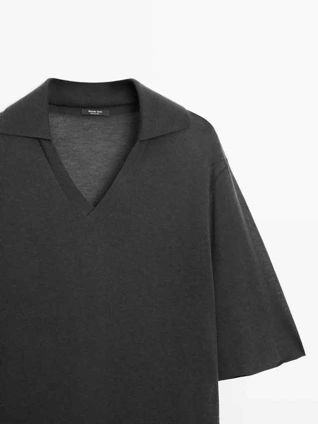Oversize strikket genser i silke- og ullblanding Oversize strikket genser i silke- og ullblanding