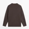 Oversize strikket genser med V-hals