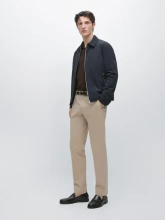 Slim fit-bukser i bomullsblanding Slim fit-bukser i bomullsblanding