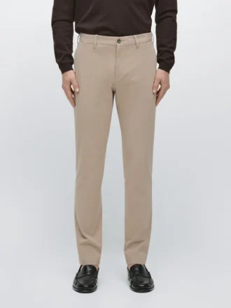 Slim fit-bukser i bomullsblanding Slim fit-bukser i bomullsblanding