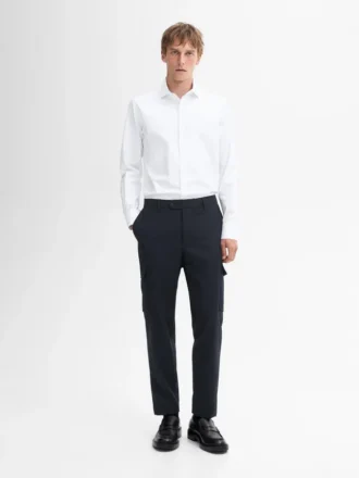 Slim Fit-skjorte i 100 % bomull