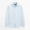 Slim Fit-skjorte i 100 % bomull
