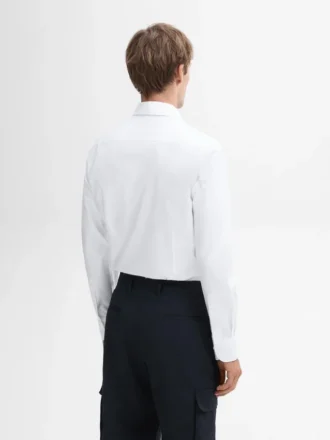 Slim Fit-skjorte i 100 % bomull