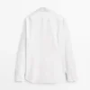 Slim Fit-skjorte i 100 % bomull