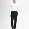 Slim Fit-skjorte i 100 % bomullspoplin