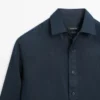 Slim Fit-skjorte i 100 % lin Slim Fit-skjorte i 100 % lin