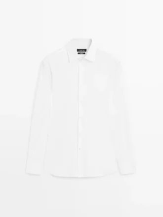 Slim Fit-skjorte i stretch