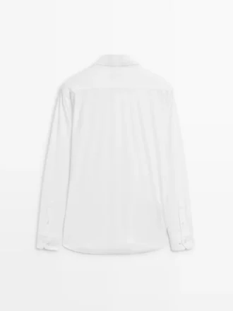 Slim Fit-skjorte i stretch