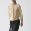 Strikkecardigan i ull med rund hals Strikkecardigan i ull med rund hals