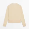 Strikkecardigan i ull med rund hals Strikkecardigan i ull med rund hals