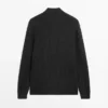 Strikket cardigan i bomulls- og ullblanding med knapper Strikket cardigan i bomulls- og ullblanding med knapper
