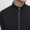 Strikket cardigan i bomullsblanding med raglanermer Strikket cardigan i bomullsblanding med raglanermer