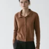 Strikket cardigan i ull Strikket cardigan i ull