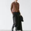 Strikket cardigan i ull Strikket cardigan i ull