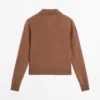 Strikket cardigan i ull Strikket cardigan i ull