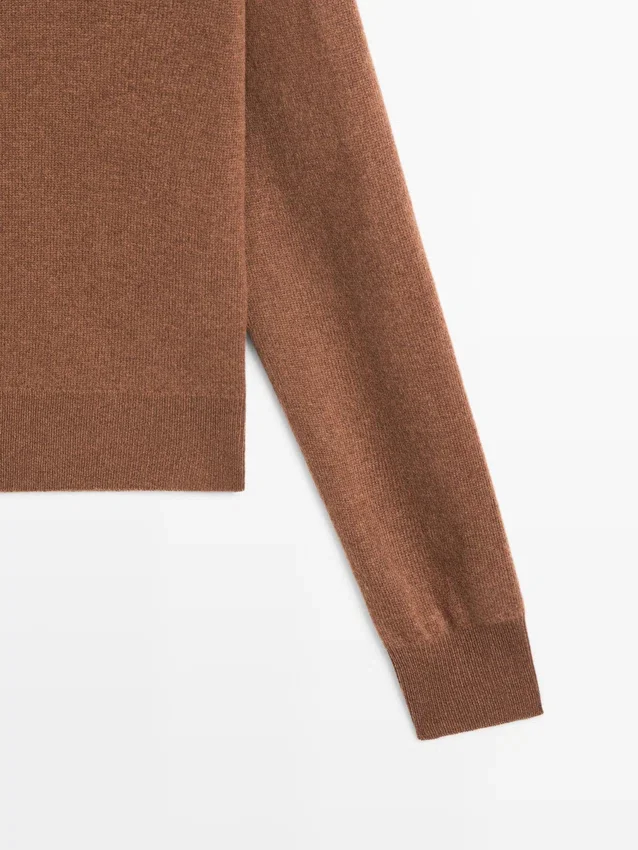 Strikket cardigan i ull Strikket cardigan i ull