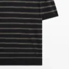 Strikket pologenser med kontraststriper
