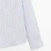 Stripet slim fit-skjorte i lin Stripet slim fit-skjorte i lin