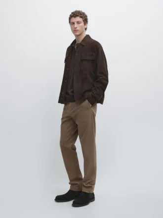 Tapered Fit-bukser med mikrostruktur
