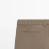 Tapered Fit-bukser med mikrostruktur Tapered Fit-bukser med mikrostruktur