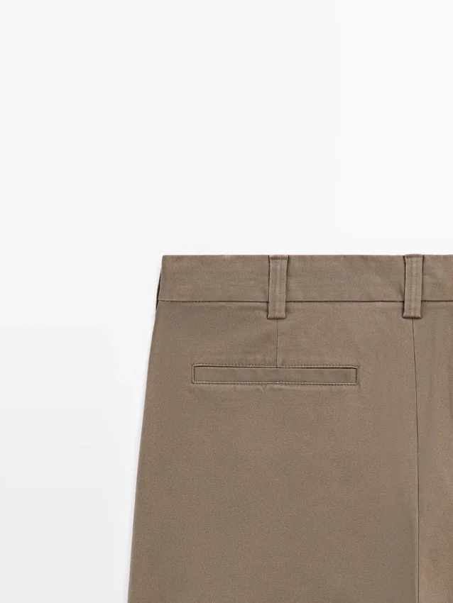 Tapered Fit-bukser med mikrostruktur Tapered Fit-bukser med mikrostruktur