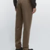 Tapered Fit-bukser med mikrostruktur Tapered Fit-bukser med mikrostruktur