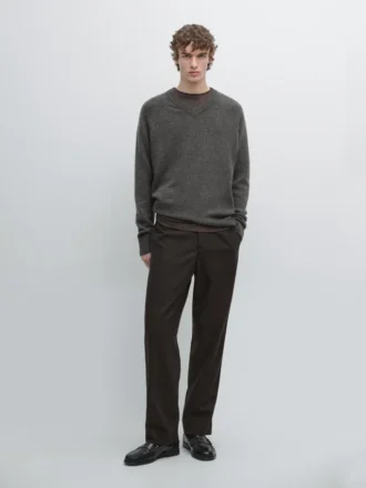 Total Look Bukser i ullblanding