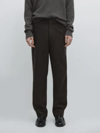 Total Look Bukser i ullblanding