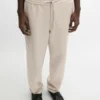 Total Look-linnebukser med detalj i livet Total Look-linnebukser med detalj i livet