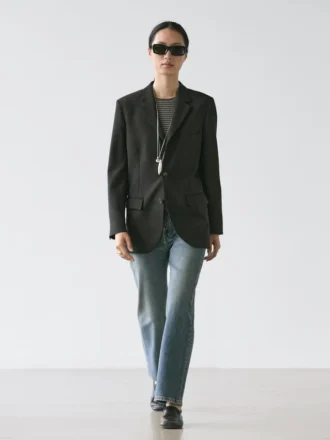 Ullblazere med tre knapper